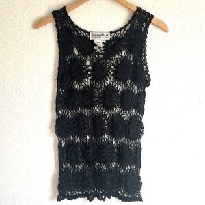 Joseph A vintage crochet tank top